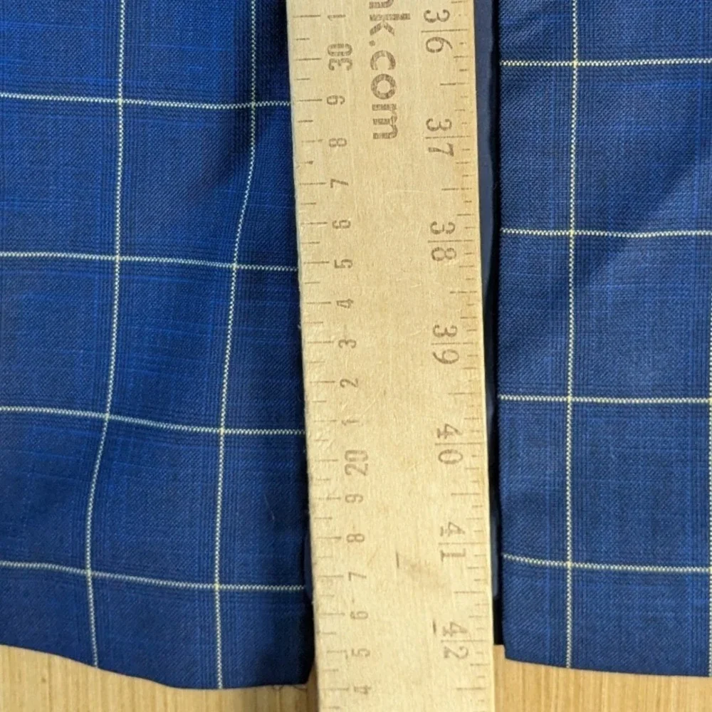 Anthropologie Preppy Old Money Quiet Luxury Longline Menswear Vest One size Blue